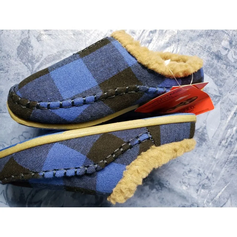 Deer Stags Slipperooz Sock Cushioned Unisex-Child Clog Slipper,13 Little‎ Kid